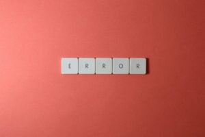 important checks when errors begin
